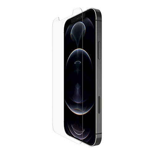 Belkin Ova021Zz Proteggi Schermo Temperedglass Antimicrobico Per Iphone 12 Pro / Iphone 12, Riduce I Batteri Del 99% Sullo Schermo