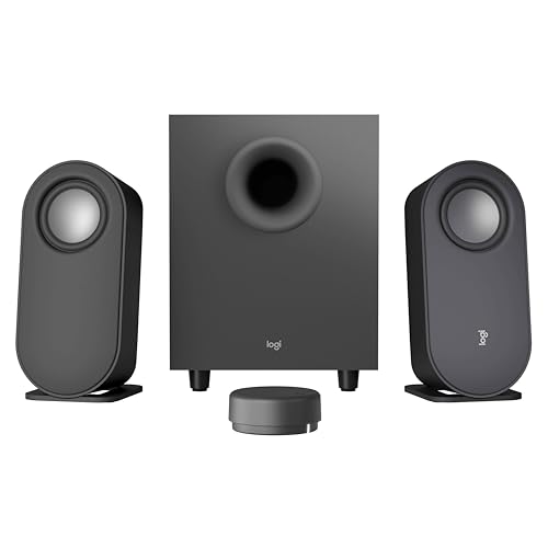 Logitech Z407 Bluetooth Computer Speakers With Subwoofer And Wireless Control 40 W Grafito