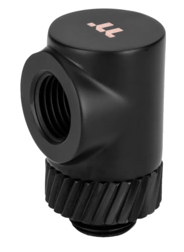 Thermaltake Pacific Sf 90 Degree Adapter | Matte Black | Diy Lcs Fittings