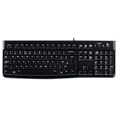 Logitech K120 Tastiera Cablata Business Per Windows/Linux, Layout Ceco-Slovacco Qwerty - Nero