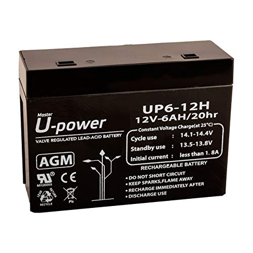Batteria Al Piombo Agm 6 Ah 12 V Faston Interno