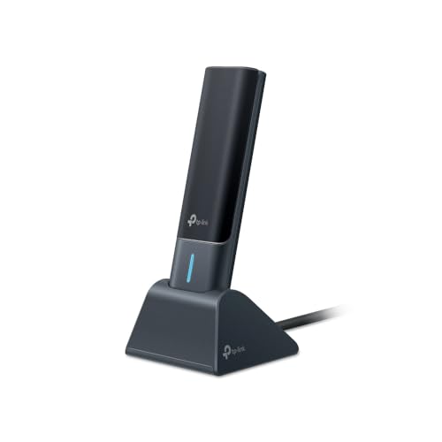 Tp-Link Archer Txe70Uh Chiavetta Wi-Fi 6E 5400Mbps, Wifi Usb, Antenne Ad Alto Guadagno, Usb 3.0, Wpa3, Ofdma, Mu-Mimo, Beamforming, Chiavetta Wifi Per