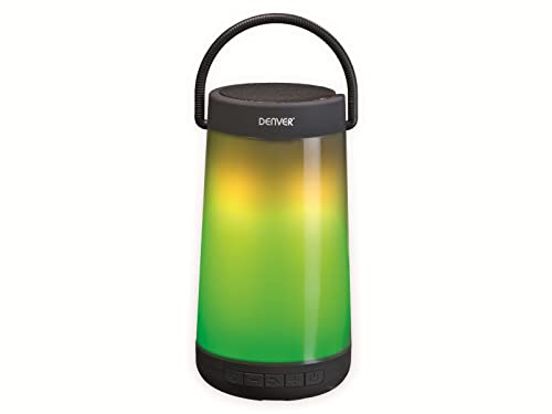 Denver Electronics S0429078 Altavoz Bluetooth Btl-311, Led Rgb, 1200 Mah, 5W, Negro