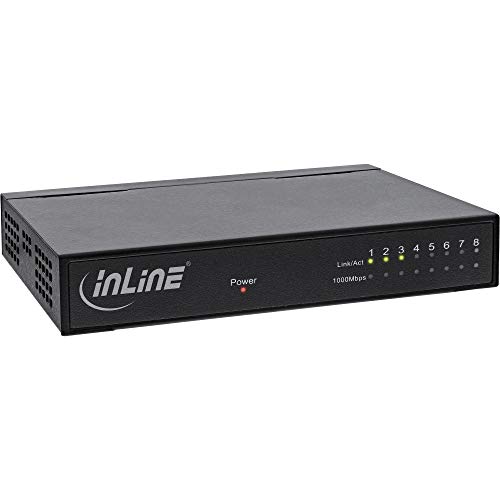 Inline Switch 8-Port, Gigabit 1Gbit/S, Desktop