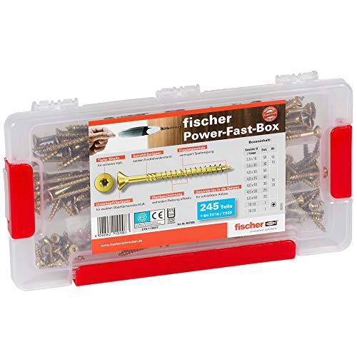 Fischer Power Fast Box, Juego De Tornillos 667005