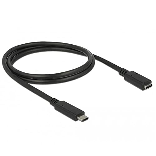 Delock 85533 Alargador Superspeed Usb (Usb 3.1 Gen 1) Usb Type-C™ Macho > Puerto Hembra 3 A De 1,0 M Negro