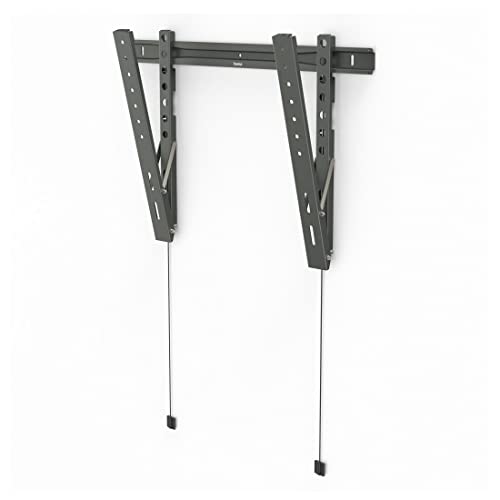 Hama Supporto Da Parete Per Tv Ultra Sottile (Supporto Da Parete Per Tv 90 Pollici, Vesa 50 X 50 Fino A Vesa 600 X 400, Fino A 80 Kg, Distanza Dalla P