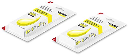 2 X Detergente Concentrato Kärcher Per Vetri Wv 6.295-302.0 4 X 20 Ml
