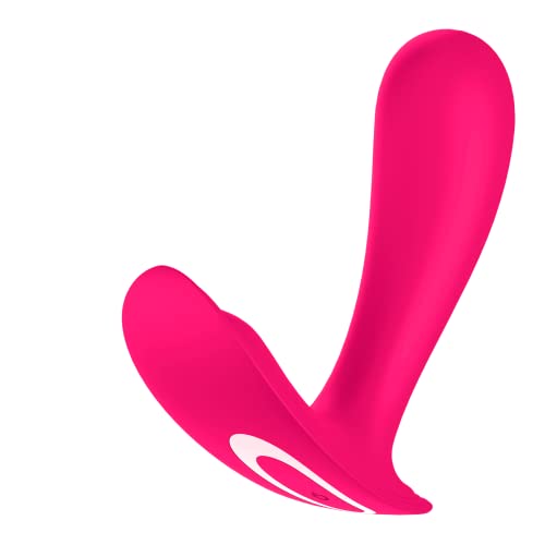 Vibratore Satisfyer 'Top Secret Connect App' 11 Cm | Giocattolo Sessuale Bluetooth Indossabile | Stimolazione Del Clitoride Per Te | Stimolatore Picco