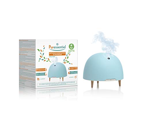 Puressentiel, Diffusore Umidificatore Ad Ultrasuoni Spoutnik, Per Oli Essenziali, Fino A 14 Ore Di Diffusione, Pratico E Silenzioso, Con Materiali Eco