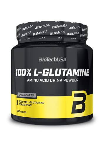 Biotechusa 100% L-Glutamine | 5.000 Mg Di Aminoacidi Puri | Senza Sapore | Senza Zucchero | Ideale Per Gli Appassionati Di Fitness E Gli Atleti Agonis
