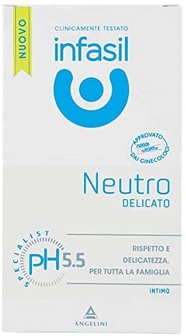 6 Pz Infasil Detergente Intimo Neutro Delicato Specialist Ph 5.5 200 Ml