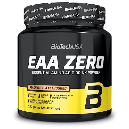 Biotechusa Eaa Zero - Potenza Degli Aminoacidi Essenziali | 7160Mg Eaa/Servizio | Rapporto Raccomandato Dall'Oms | Senza Zucchero, Senza Glutine, 350