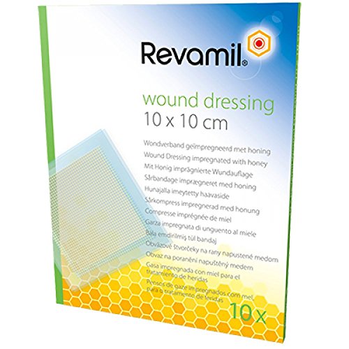 Revamil Garze Melginate 10X10Cm 10 Pezzi