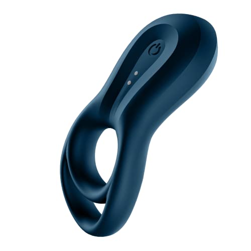 Satisfyer, Anello Fallico Bluetooth, Satisfyer 'Epic Duo Connect App', Con App, Per Pene E Testicoli, Impermeabile, In Silicone