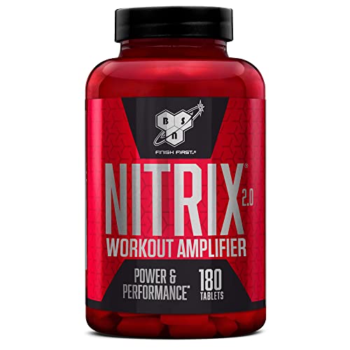 Bsn Nitrix 2.0, Integratore Alimentare, Formula Con Precursore Dell’Ossido Nitrico, Compresse Con L-Citrullina, Niacina, Pepe Nero Ed Estratti Vegetal