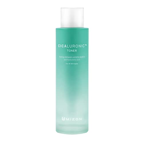 Mizon Tónico Facial Con Complejo Cicalurónico, Centella Asiática, Ácido Hialurónico, Cuidado Antiarrugas (150Ml) Cicaluronic Toner