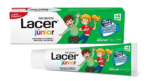 Lacer Junior Gel Dental Menta 75Ml