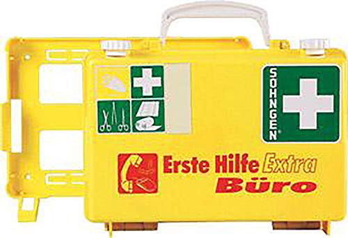 Prima-Aiuto-Valigetta "Extra Ufficio", Din 13157, Giallo