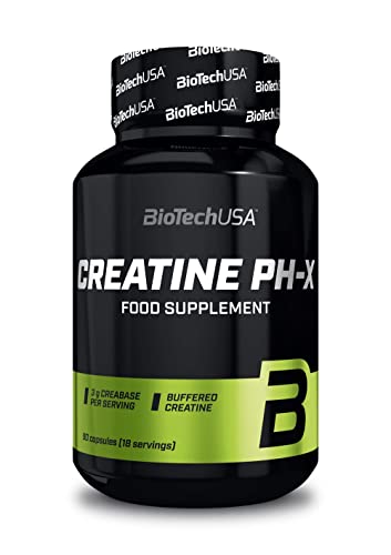 Biotechusa Creatine Ph-X Capsule | Creatina Tamponata | 3 G Di Creabase Per Dose, 90 Capsule