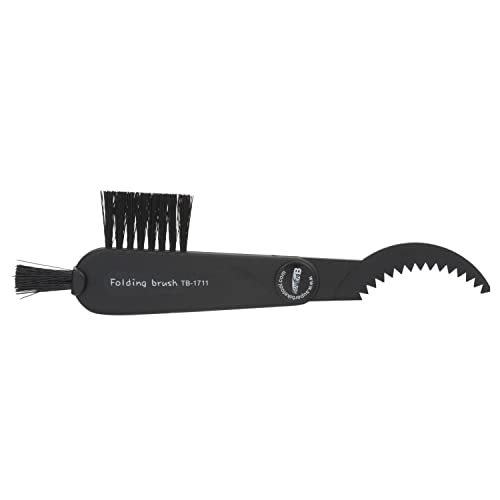 Super B - Spazzola Tb-1711 Per Pulizia Trasmissione Bici, Colore: Nero