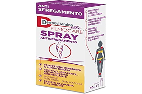 Filmocare Elle Spray Antisfregamento - Elle Spray Antisfregamento - Previene E Riduce L'Attrito Cutaneo Della Donna - Lunga Durata - Resiste All' Acqu