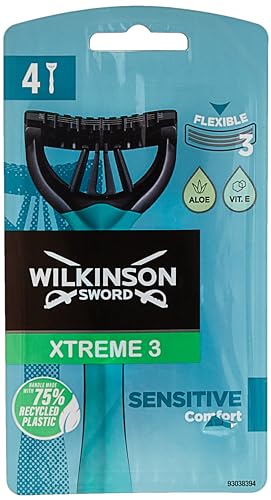 Wilkinson Rasoio Usa E Getta X3 Disposable Sensitive Confezione 4 Pezzi