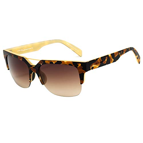 Italia Independent Occhiali Da Sole 0918-148-53 (53 Mm) Marrone/Nero