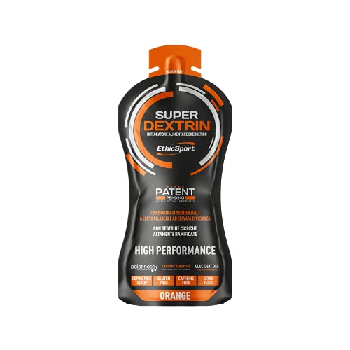Ethicsport - Super Dextrin Gel - Pack Da 55 Ml - Gusto: Arancia - Integratore Alimentare Energetico A Base Di Carboidrati Di Nuova Generazione A Cessi