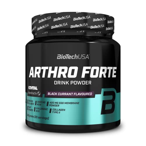 Biotechusa Arthro Forte Con Collagene, Glucosamina, Condroitina, Msm, Vitamina C, Estratti Vegetali, Fonte Di Collagene Condractiv® Di Tipo Ii E Con E