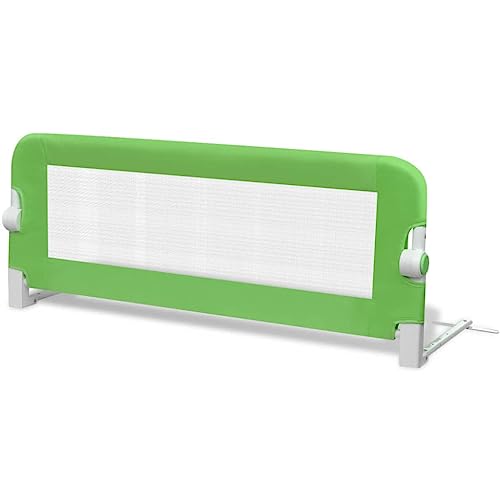 Vidaxl Barriera Di Sicurezza Letto Bambino 102X42 Cm Verde Protezione Sponda