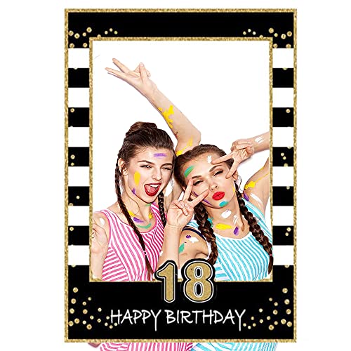 Cornice Per Selfie, Cornici Per Selfie 18 Compleanno, Selfie Picture Frame Photo Booth Cornici Selfie In Oro Nero Cornici Per Eventi Aziendali, Comple