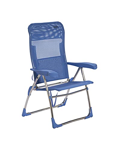 Silla Playa Aluminio. Desmontable Multifibra. Asiento Alto (Multifibra.)