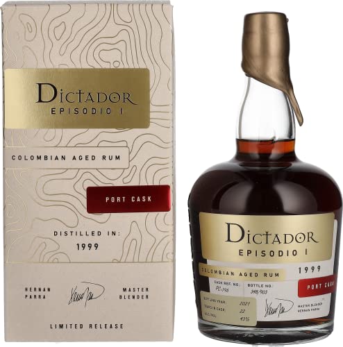 Dictador Episodio I 22 Years Old Port Cask Rum 1999 43% Vol. 0,7L In Giftbox