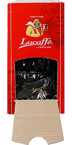 Lucaffé Mr. Exclusive Cialde Caffè 100% Arabica, Ø44Mm, Cialde Ese, Confezione 150 Cialde In Carta Compostabili, Gusto Dolce, Aroma Pane Tostato, Corp