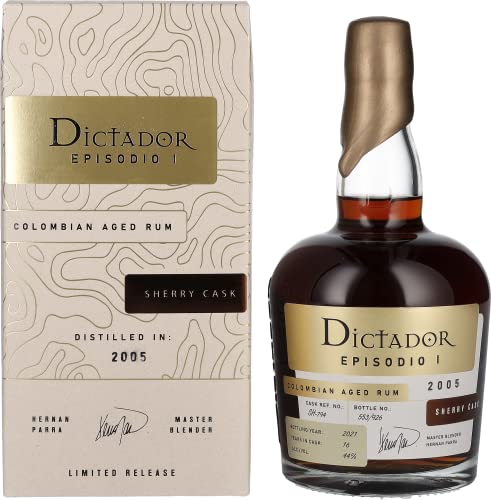 Dictador Episodio I 16 Years Old Sherry Cask Rum 2005 44% Vol. 0,7L In Giftbox