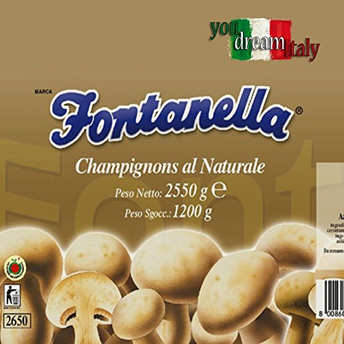 Funghi Champignons - 3000 Gr. - Cartone 6 Pezzi