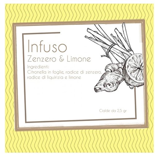 100 Cialde Infuso Zenzero E Limone