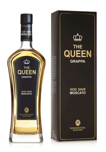 Bonaventura Maschio Grappa The Queen. Monovitigno Di Moscato. Gusto Morbido E Persistente - 700 Ml