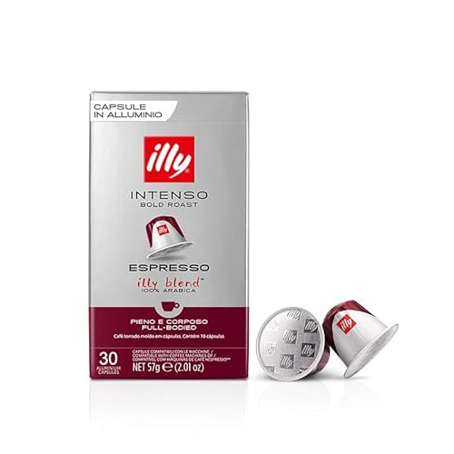 Illy 30 Capsule Compatibili Nespresso 3 Confezioni Da 10 Caffè Gusto Intenso