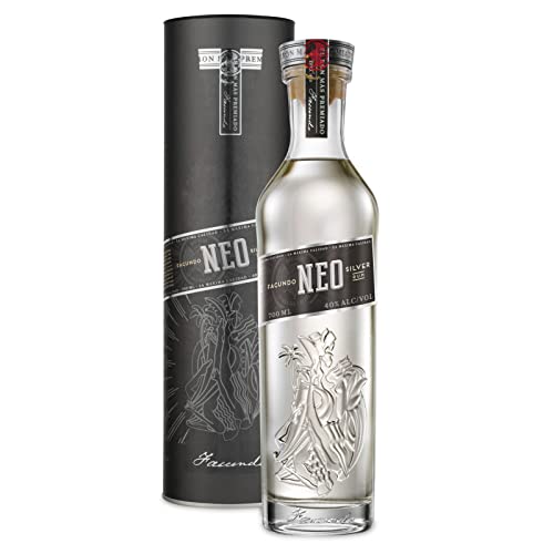 Facundo Neo Premium Blended White Rum Con Astuccio Regalo, Pregiato Rum Bianco Invecchiato Ai Tropici Fino A 8 Anni In Botti Di Rovere Bianco, Filtrat
