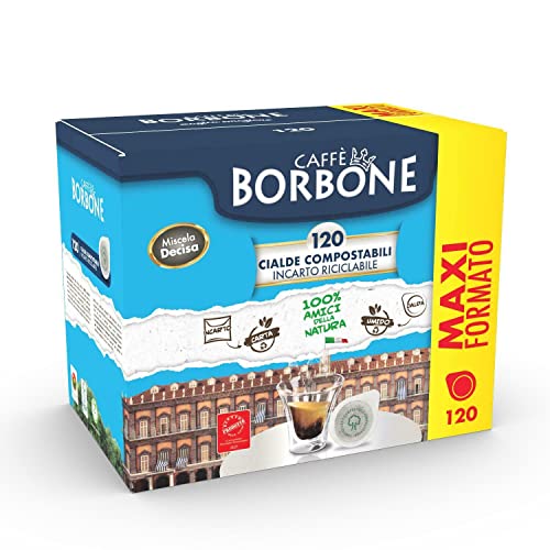 Caffe Borbone Confezione 120 Cialde Ese 44 Mm Miscela Decisa (Nera)