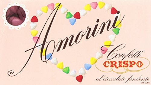 Amorini - Confetti Crispo Rosa, Al Cioccolato Fondente , 1 Kg