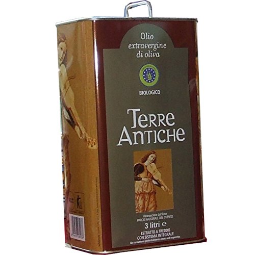 Olio Extra Vergine D'Oliva Biologico Lt 3 - Terre Antiche - Offerta 3 Lattine