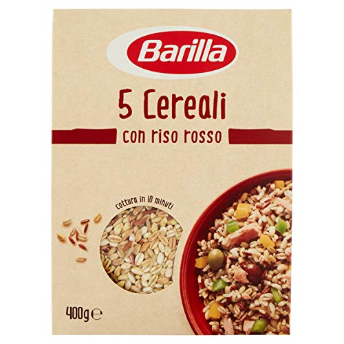Barilla Mix 5 Cereali Con Riso Rosso, Fonte Di Fibre, 400G