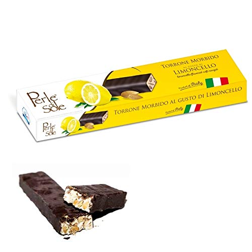 Torrone Morbido Al Gusto Di Limoncello & Fondente - Perle Di Sole - Offerta 6 Pezzi
