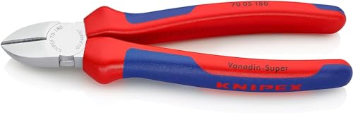 Knipex Tronchese Laterale Per Meccanica Cromata, Rivestiti In Materiale Bicomponente 180 Mm 70 05 180