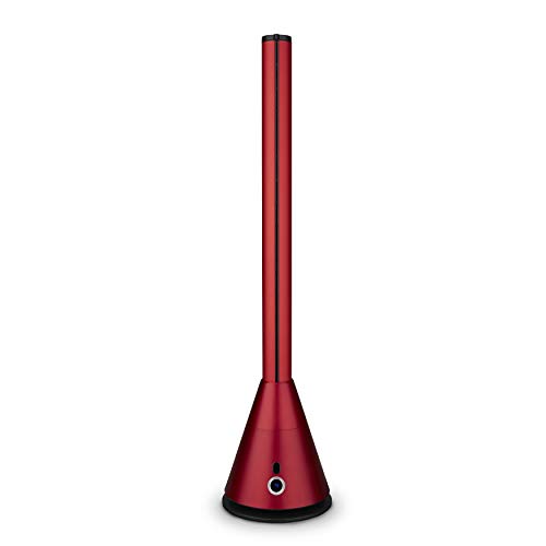Argooniro Tower Red, Ventilatore A Torre Senza Pale, 9 Velocità Ventilazione, Con Telecomando, Altezza 96.5 Cm, Rosso