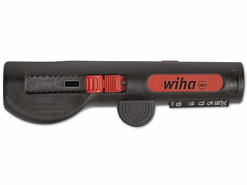 Wiha Herramienta Pelacables Multiusos Para Cables Redondos 125 Mm, 5" (44242)