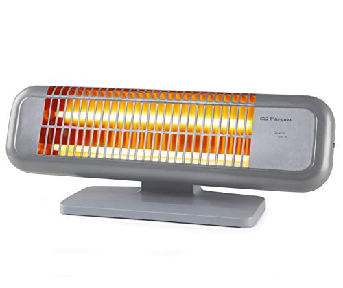 Orbegozo Bp 0102 Riscaldatore Elettrico, 2 Livelli Di Potenza (600 W / 1200 W)